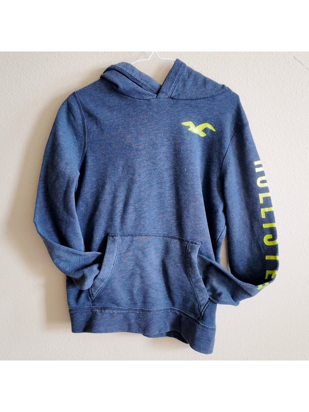 Vintage hollister blue hoodie size medium